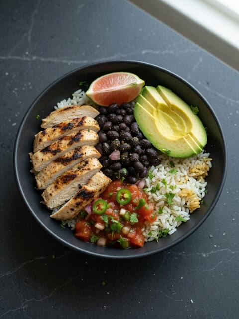 Chicken burrito bowl