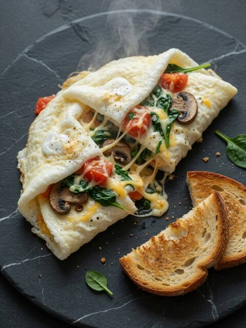 Egg white omelette