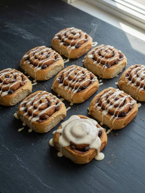Protein cinnamon scrolls