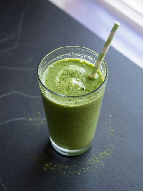 Protein matcha smoothie