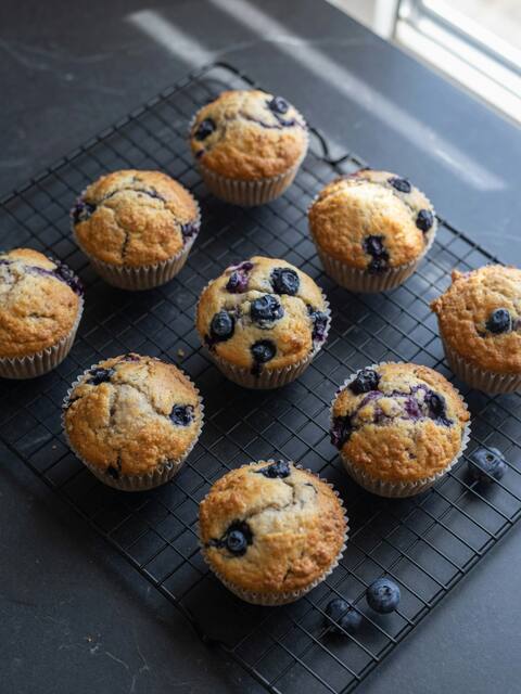 Protein muffins (blueberry)