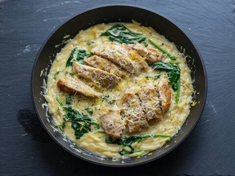 Lemon chicken orzo