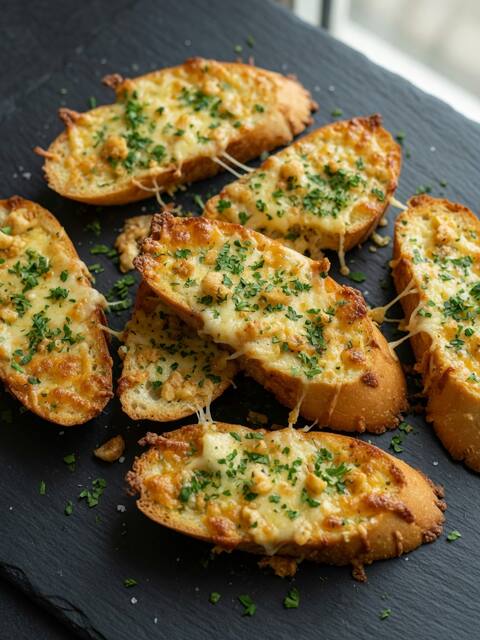 Protein garlic bread (cottage)