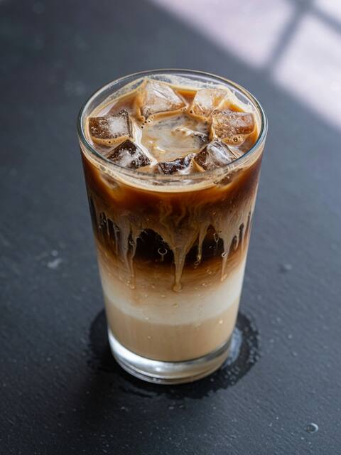 Protein ice coffee