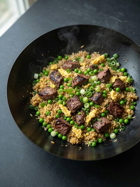 Steak & egg fried rice