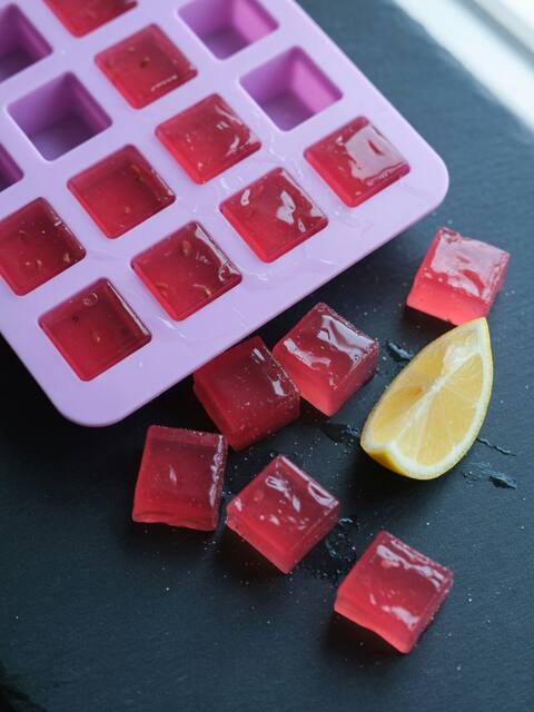 Sour watermelon protein gummies