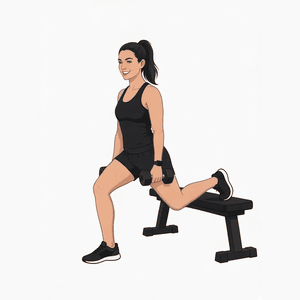 Bulgarian Split Squat demonstration