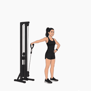 Cable Lateral Raise demonstration