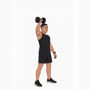Dumbbell Snatch demonstration