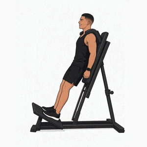 Hack Squat demonstration